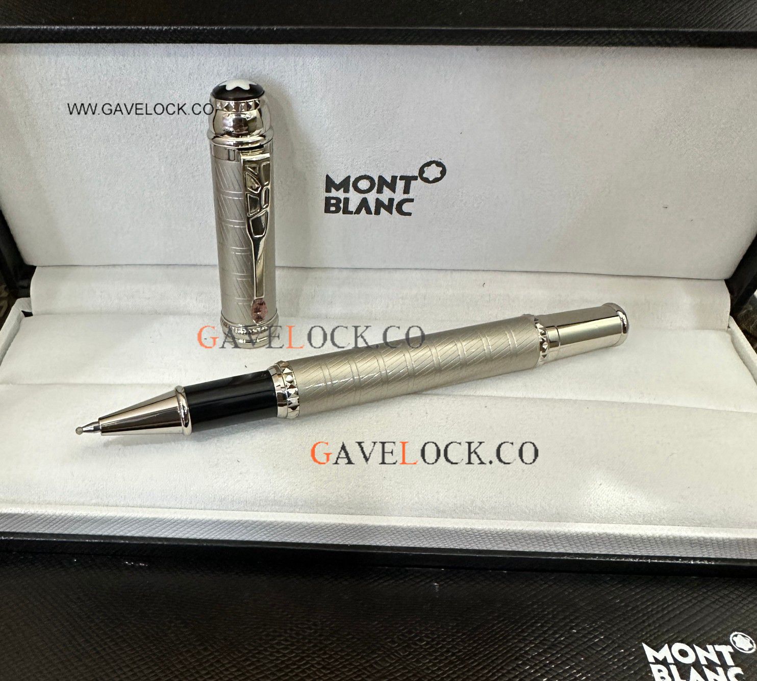 Replicas Scipione Borghese MontBlanc Silver Rollerball Pen